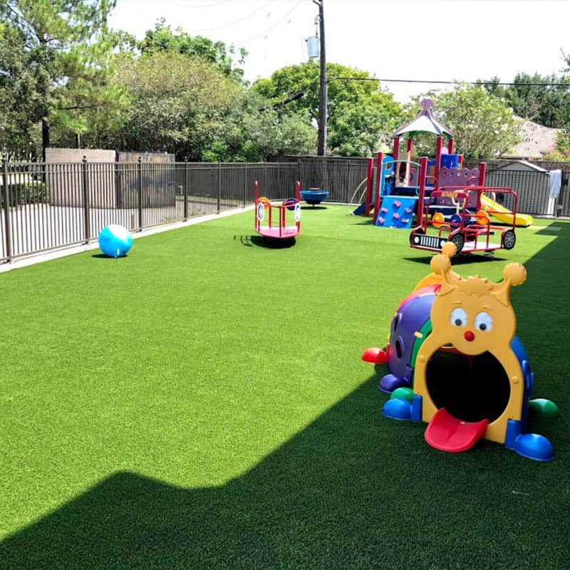 artificial turf children's play area