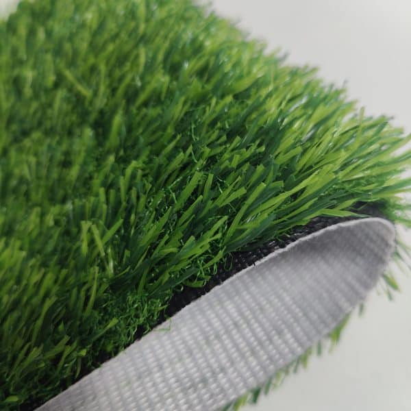 green artificial recycled grass