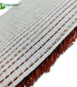 red artificial recycled grass
