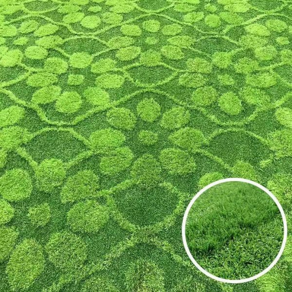 3D patterned artificial turf