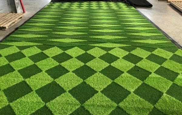 3D printed synthetic grass