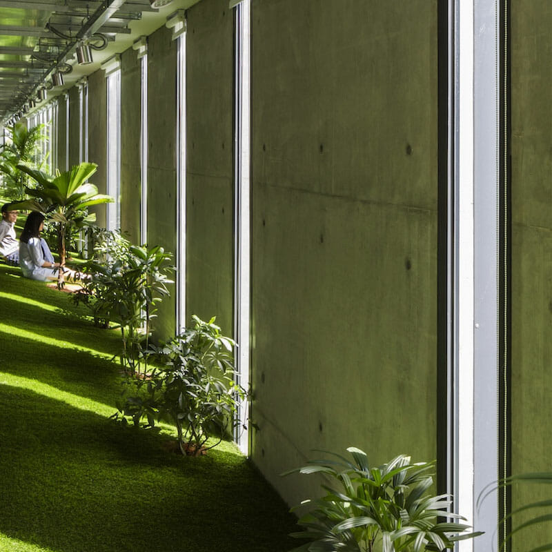 Artificial turf can be a great way to add a touch of green to your office