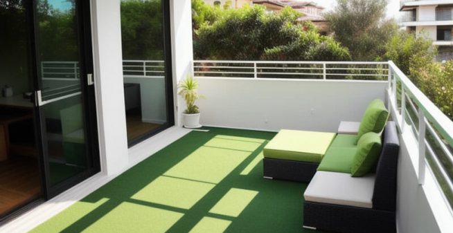 Creating-a-Refreshing-Balcony-Reading-Nook-with-Artificial-Turf