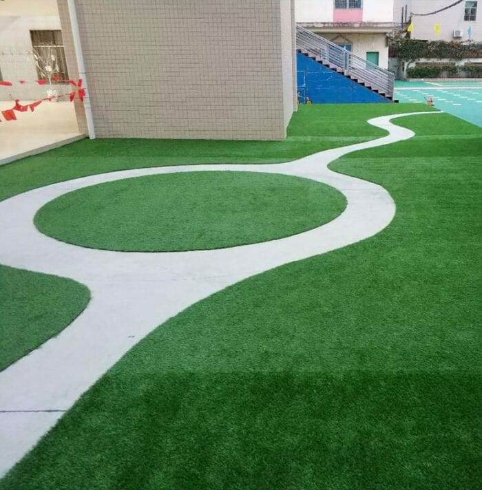 Matching of artificial turf and terrain