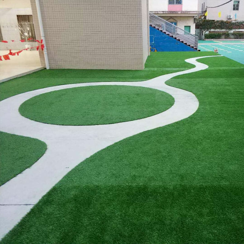 Matching of artificial turf and terrain