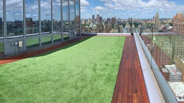 Transforming Apartment Decks into Urban Outdoor Oasis with Artificial Turf