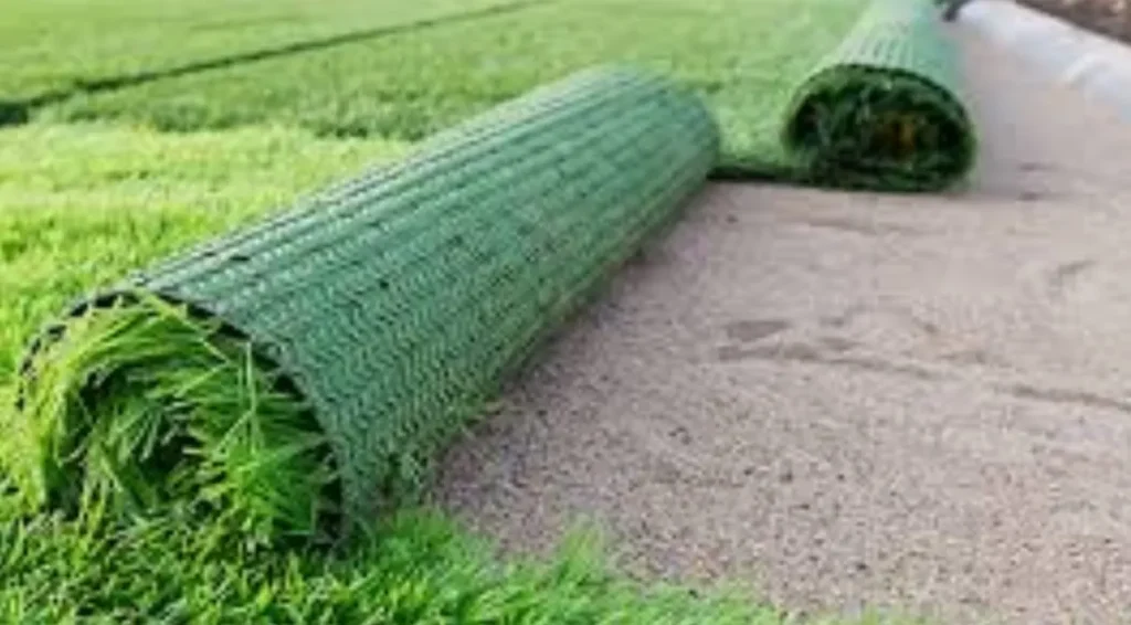using artificial grass on sand