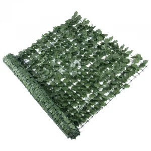 Artificial leaf privacy fence roll