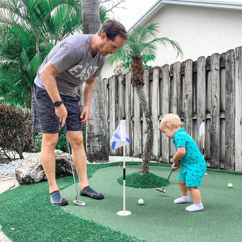 Elevating Your Backyard with a Mini Golf Green
