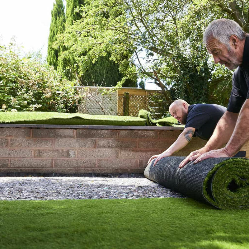 What to put under artificial grass for drainage