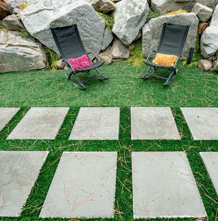 can i use paver base for artificial grass