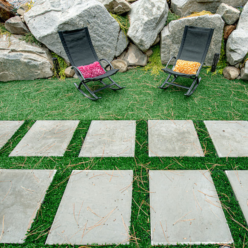 can i use paver base for artificial grass