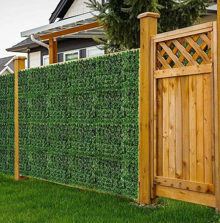 compass home expandable faux ivy privacy fence