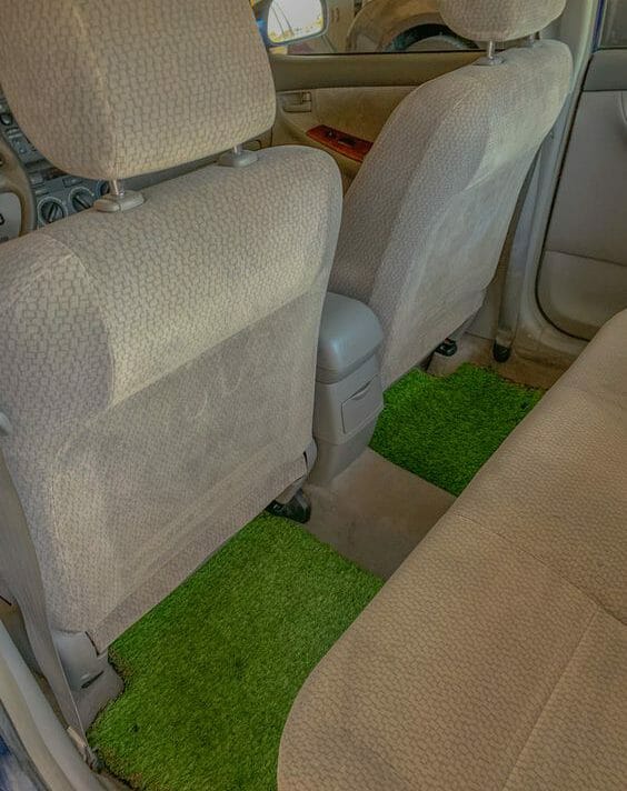 fake grass floor mat car