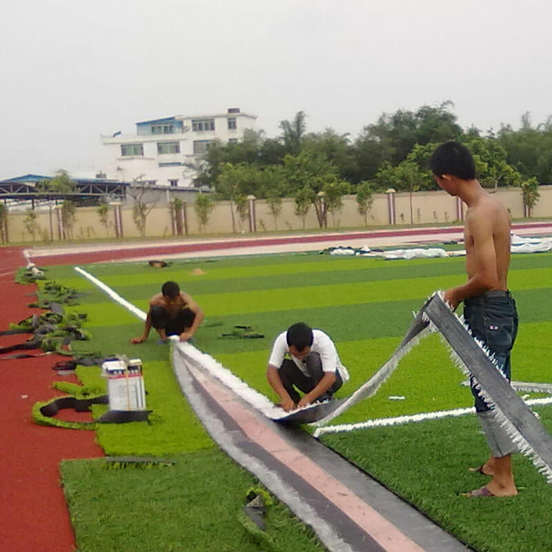 how to seam artificial turf