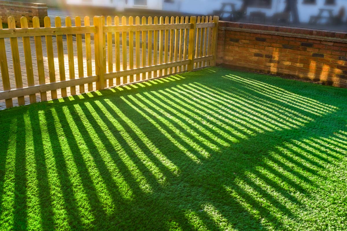 wood Fences for Artificial Grass Installations