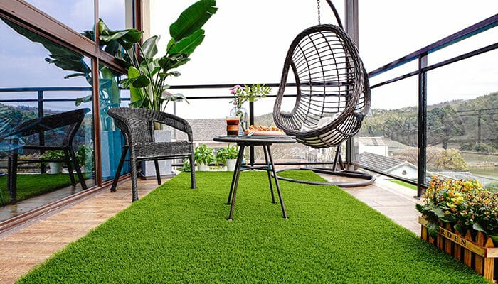 Balcony Oasis Artificial grass rug