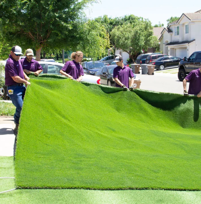 How long does it take to lay artificial grass