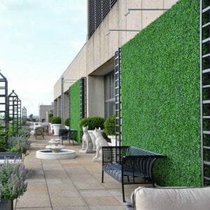How to install artificial grass on concrete wall