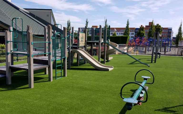 artificial grass for playgrounds cost