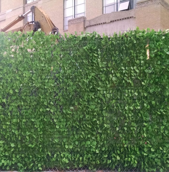 artificial vine wall outdoor