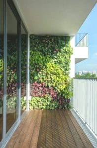 Fake privacy plants for balcony