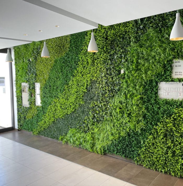How to make a greenery wall backdrop
