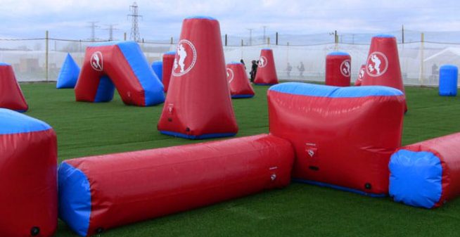 Artificial Grass in Paintball