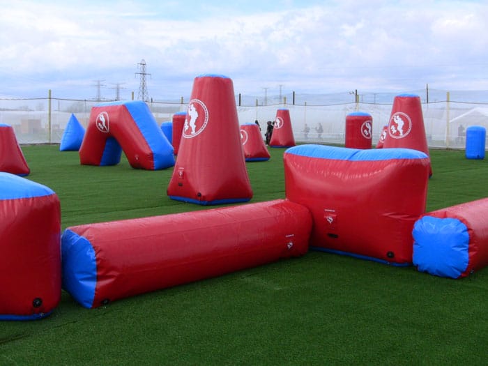 Artificial Grass in Paintball