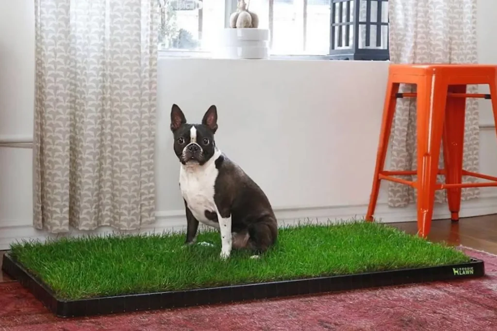 fake grass for dogs to pee on inside