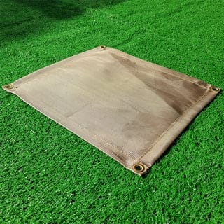 fire pit protective mat for artificial grass