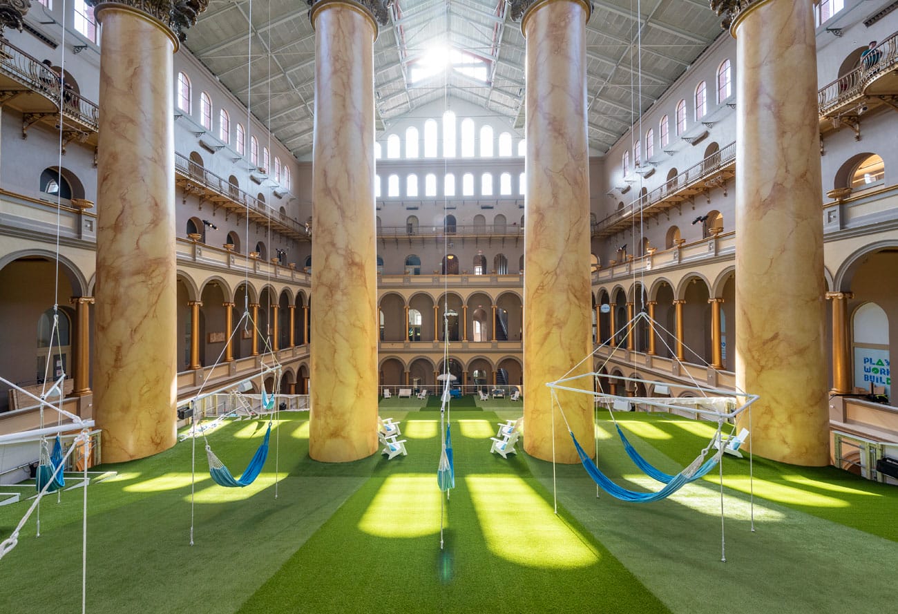 Artificial Grass Design at the National Building Museum