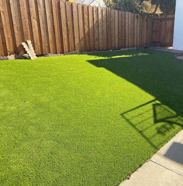 Artificial Grass Fade in the Sun