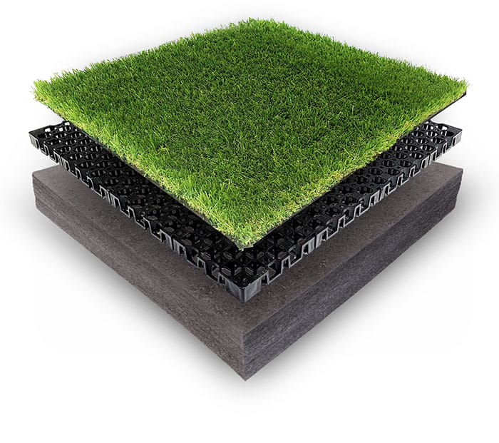 artificial grass drainage system