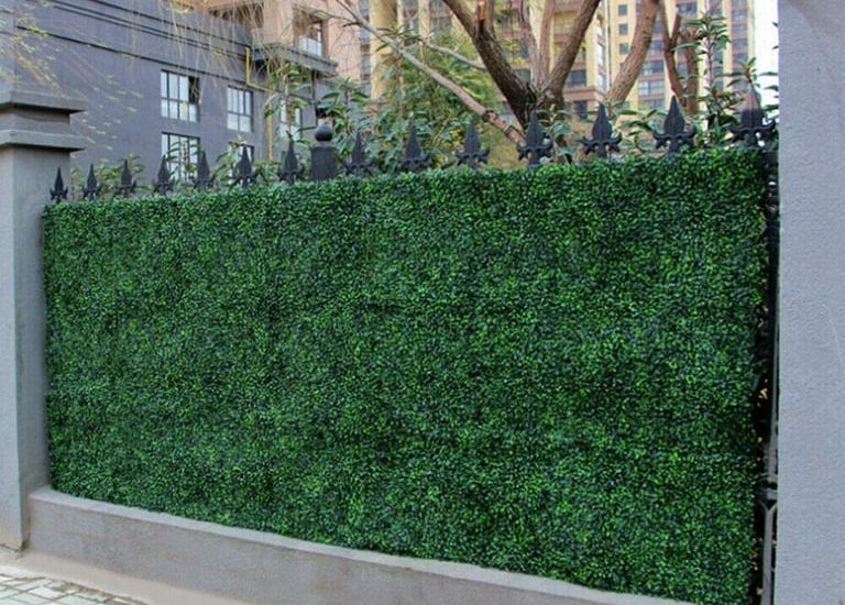 Artificial Boxwood Hedge Wall