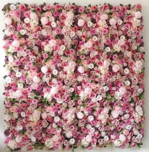 Artificial Flower Wall Backdrop