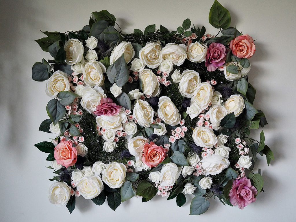 artificial flowers for flower wall