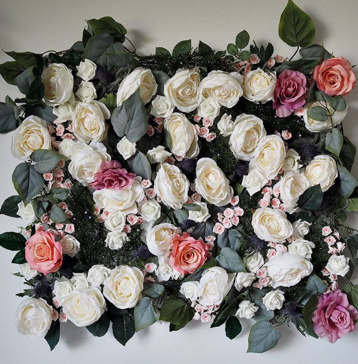 artificial flowers for flower wall