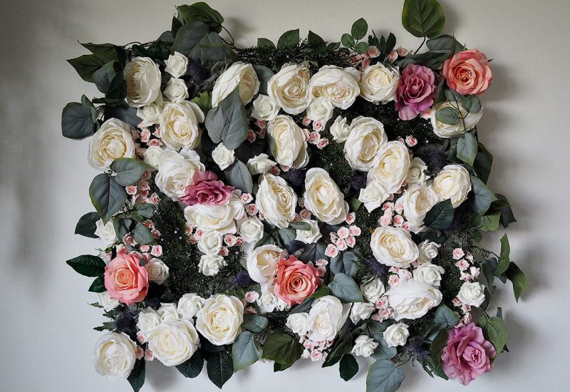 artificial flowers for flower wall